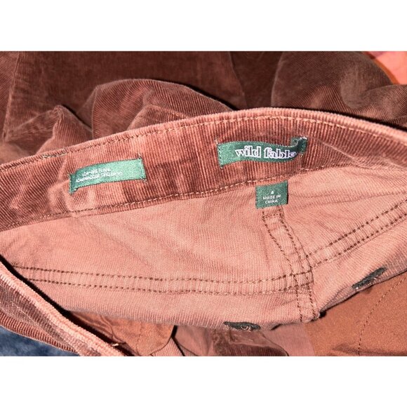 Wild Fable Womens Low Rise Flare Corduroy Pants Size 4 Chocolate Hippie - Picture 4 of 6